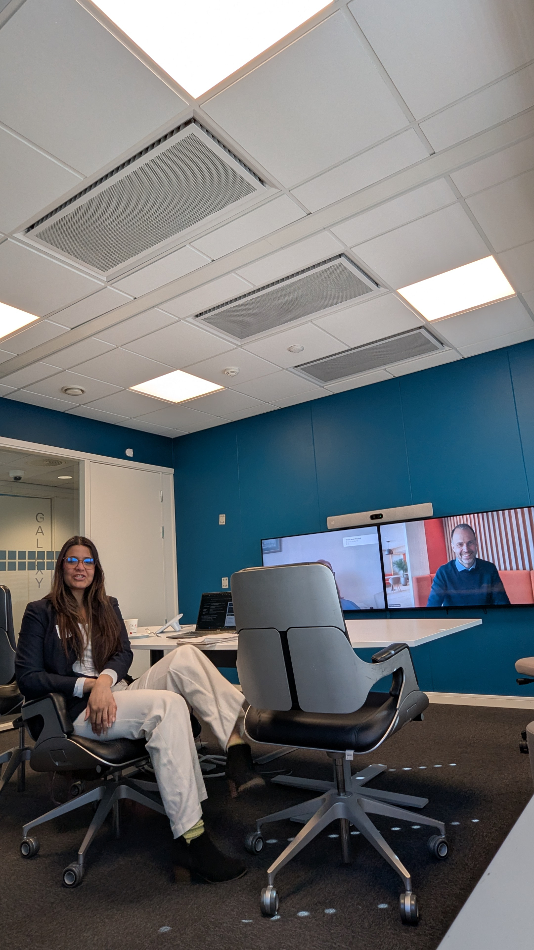 Gabriela in a strategic working session